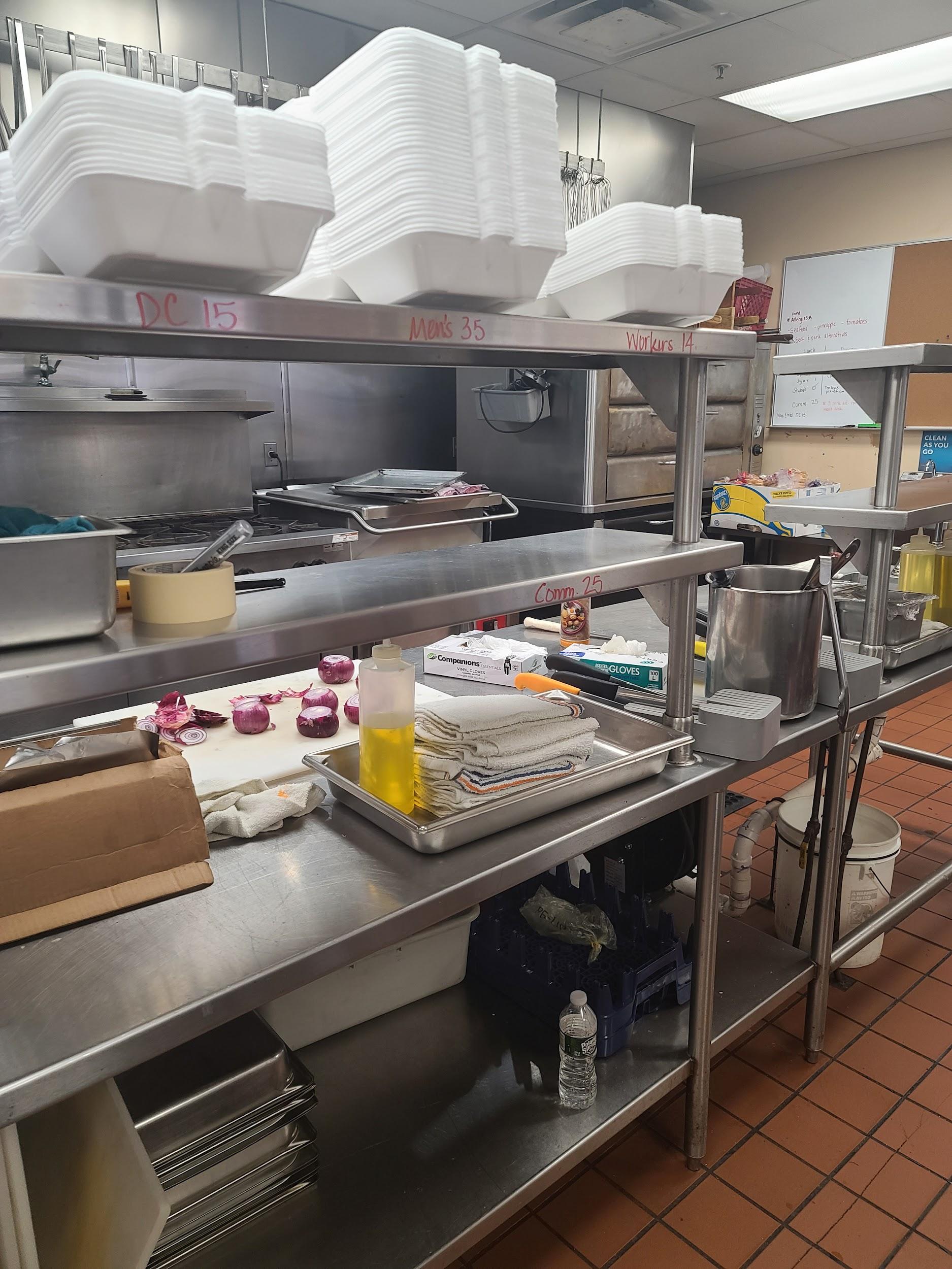 City Mission kitchen area