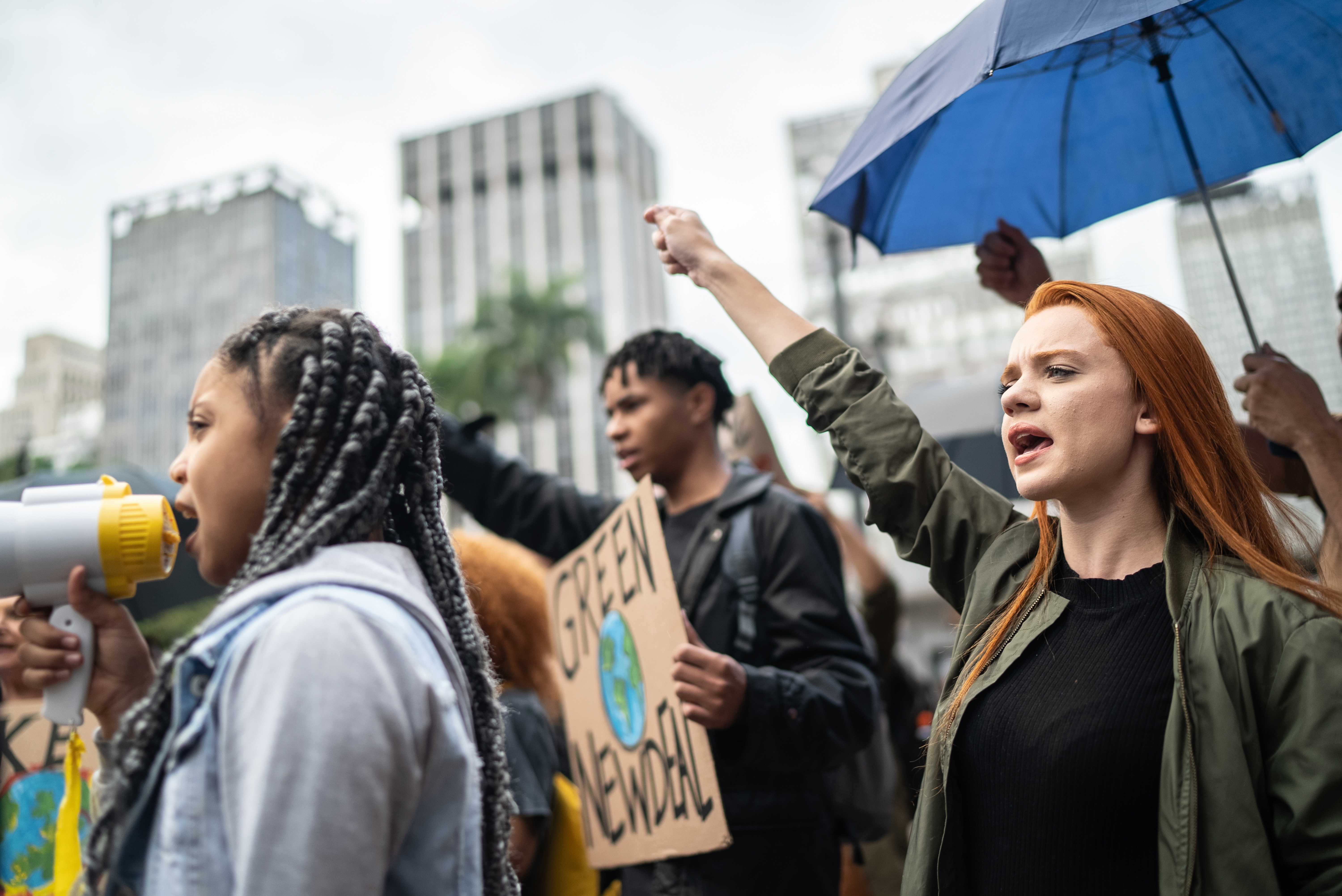 climate justice protest