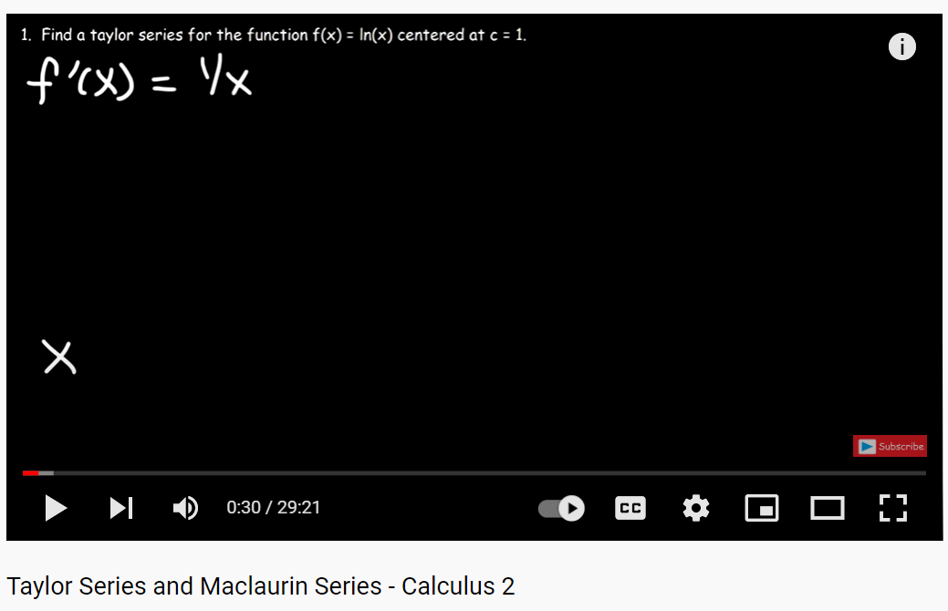 Taylor Series