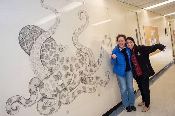 Norah Allam and BME Assistant Professor Mei Lin (‘Ete’) Chan. Norah Allam and BME Assistant Professor Mei Lin (‘Ete’) Chan.