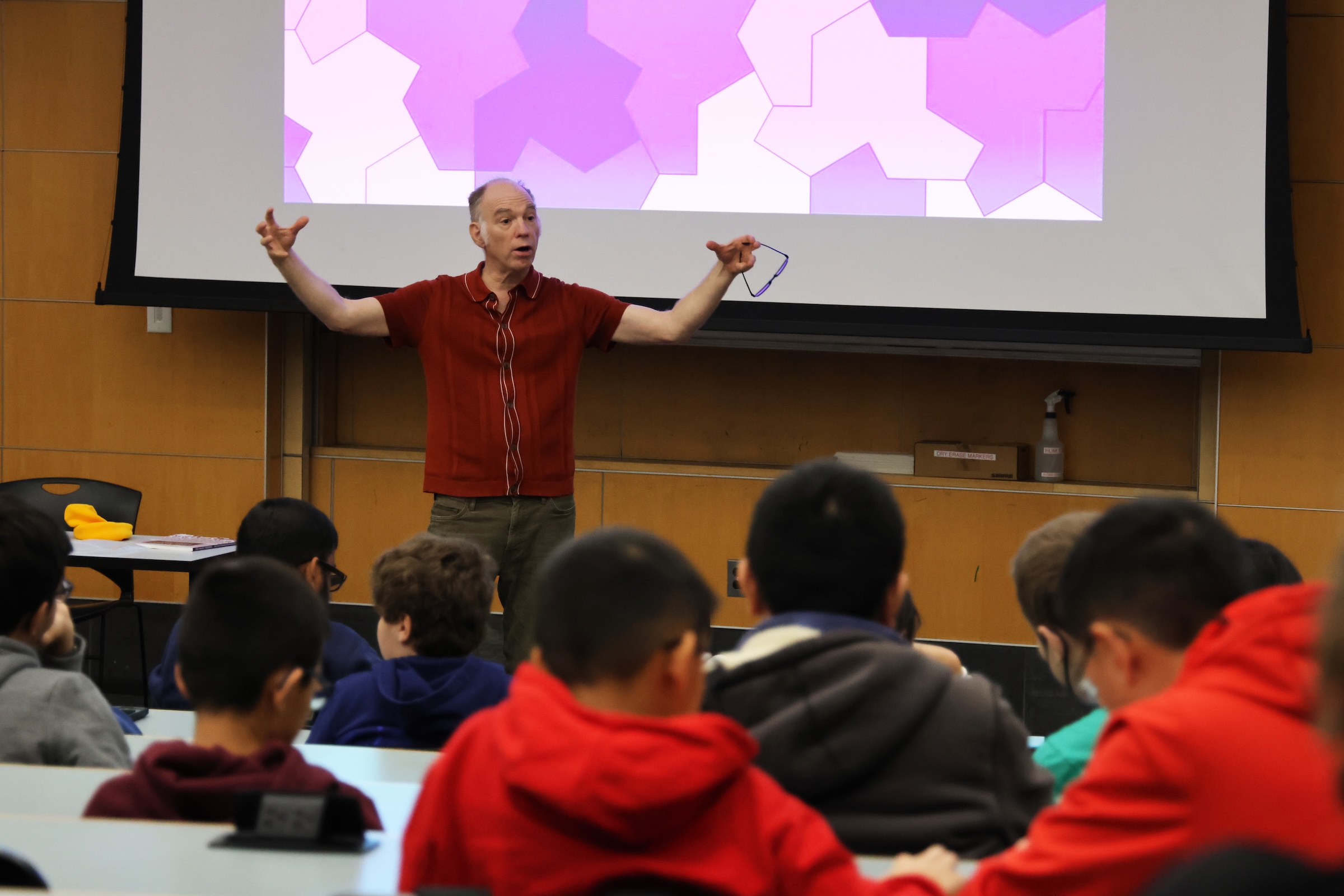 Chaim Goodman-Strauss discusses his famous Hat Tile discovery at Stony Brook University
