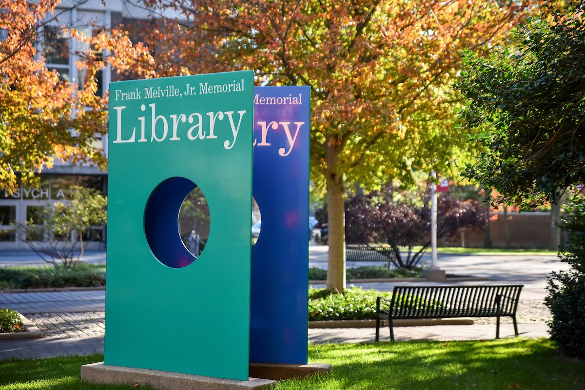 library sign