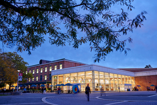 Student Activities Center during Sundown