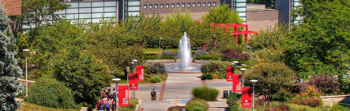 Wang Center Fountain