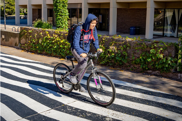 campus biker