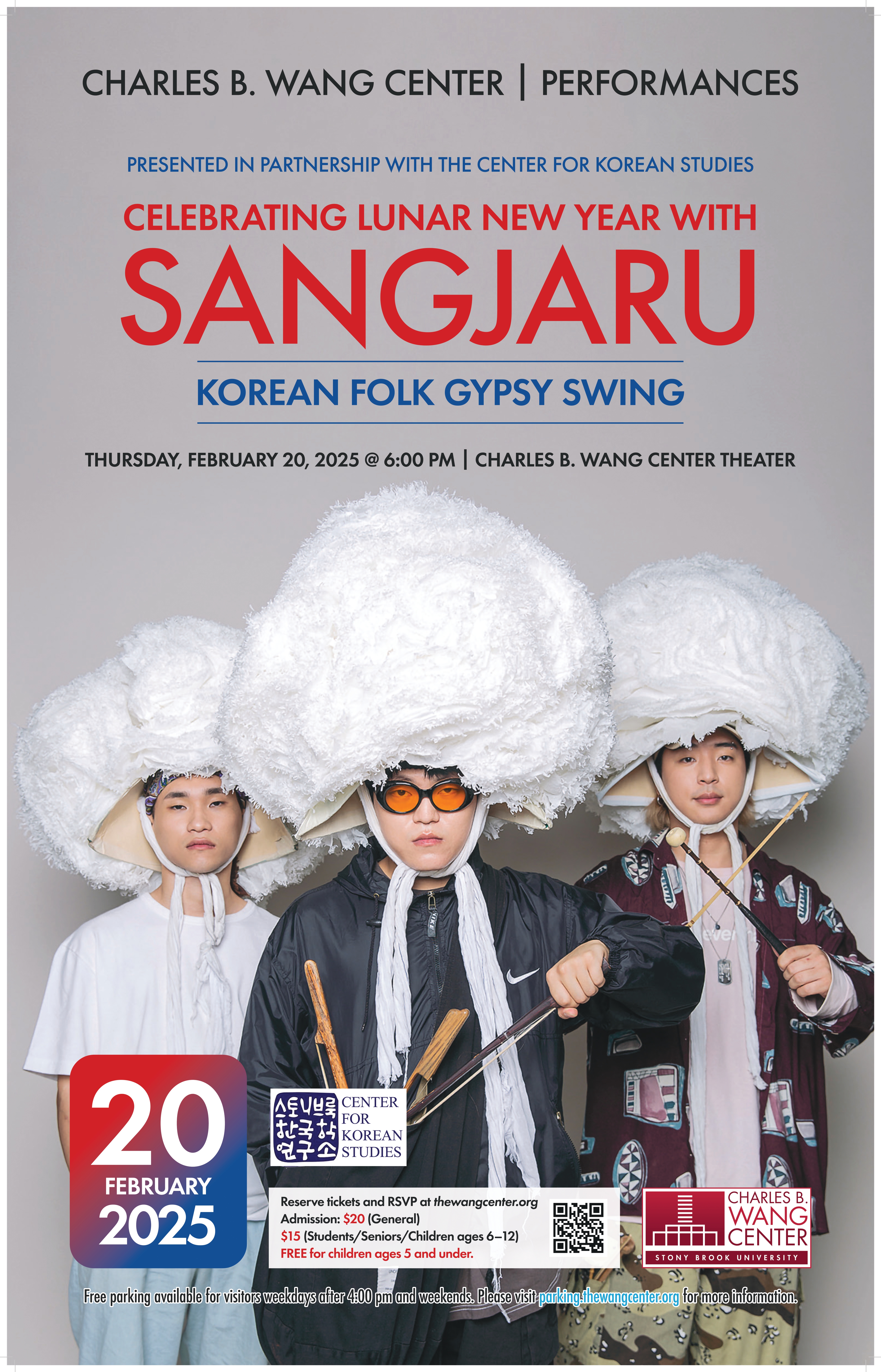 Celebrating Lunar New Year with Sangjaru: Korean Folk Gypsy Swing poster